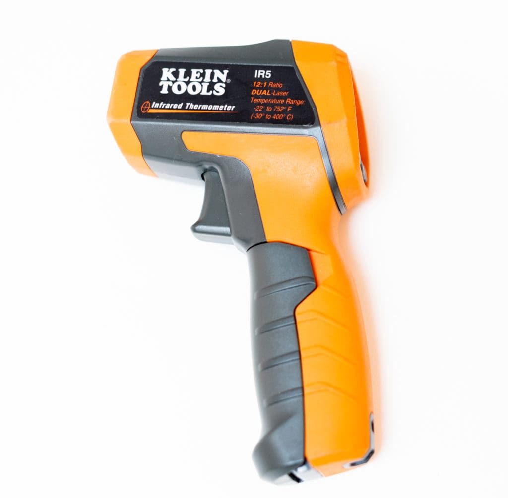 Klien brand orange infrared thermometer 